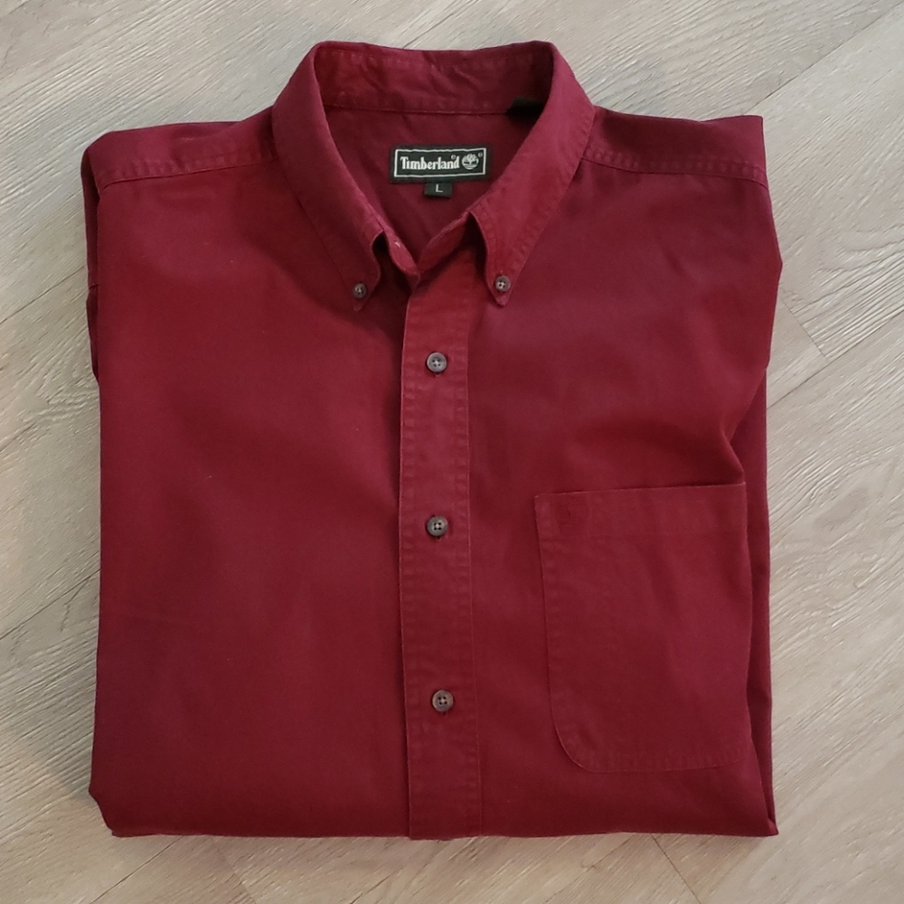 Timberland Mens LongSleeved Button Down Shirt